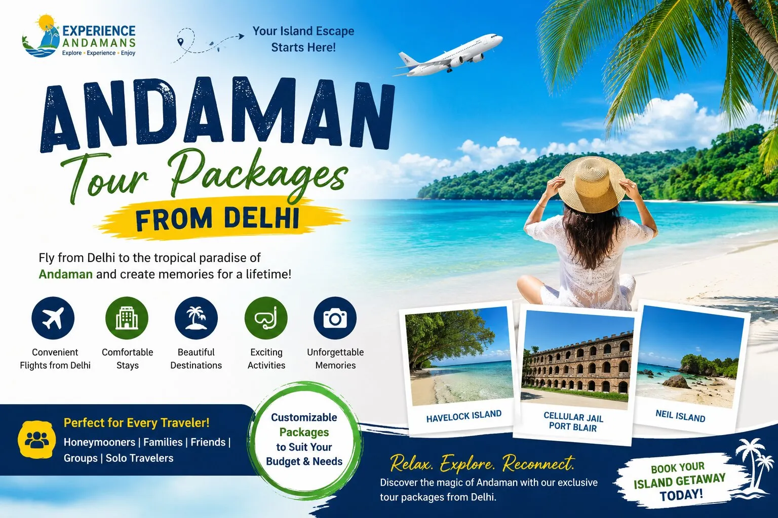 Andaman Trip from Delhi Without Making Your Itinerary Too Busy