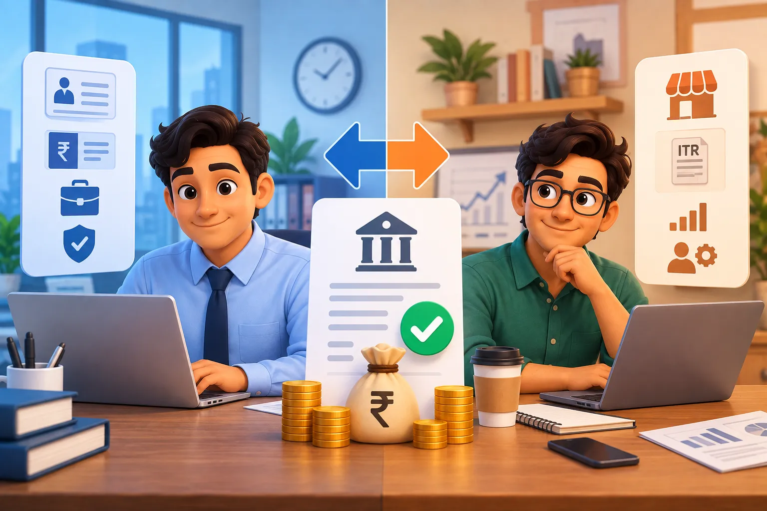 Salaried vs. Self-Employed: How Loan Eligibility Criteria Differ in India