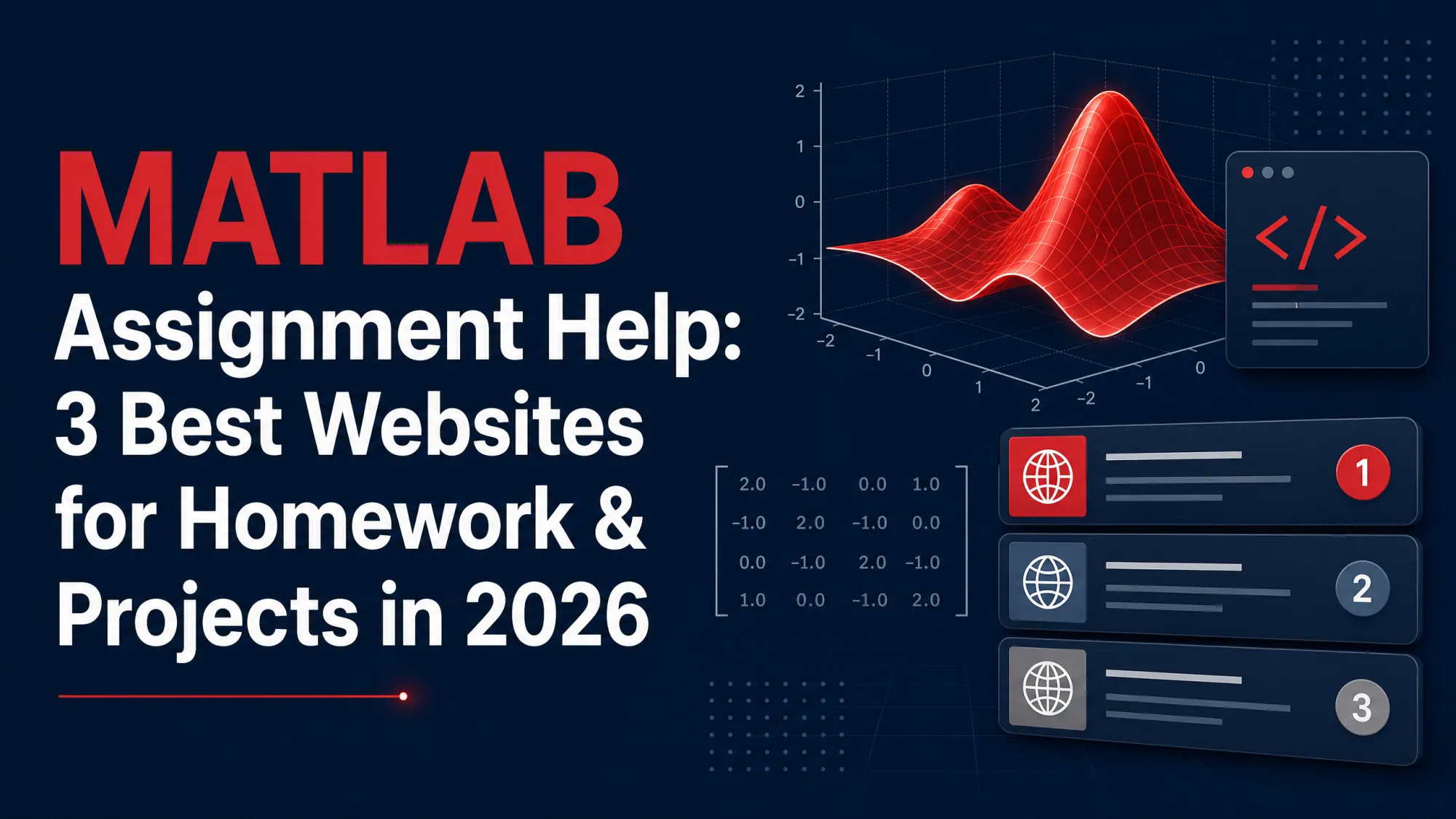 MATLAB Assignment Help: 3 Best Websites for Homework & Projects in 2026