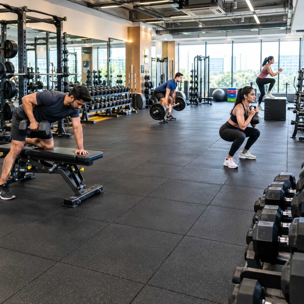 Why Rubber Flooring Is a Smart Choice for Indian Gyms