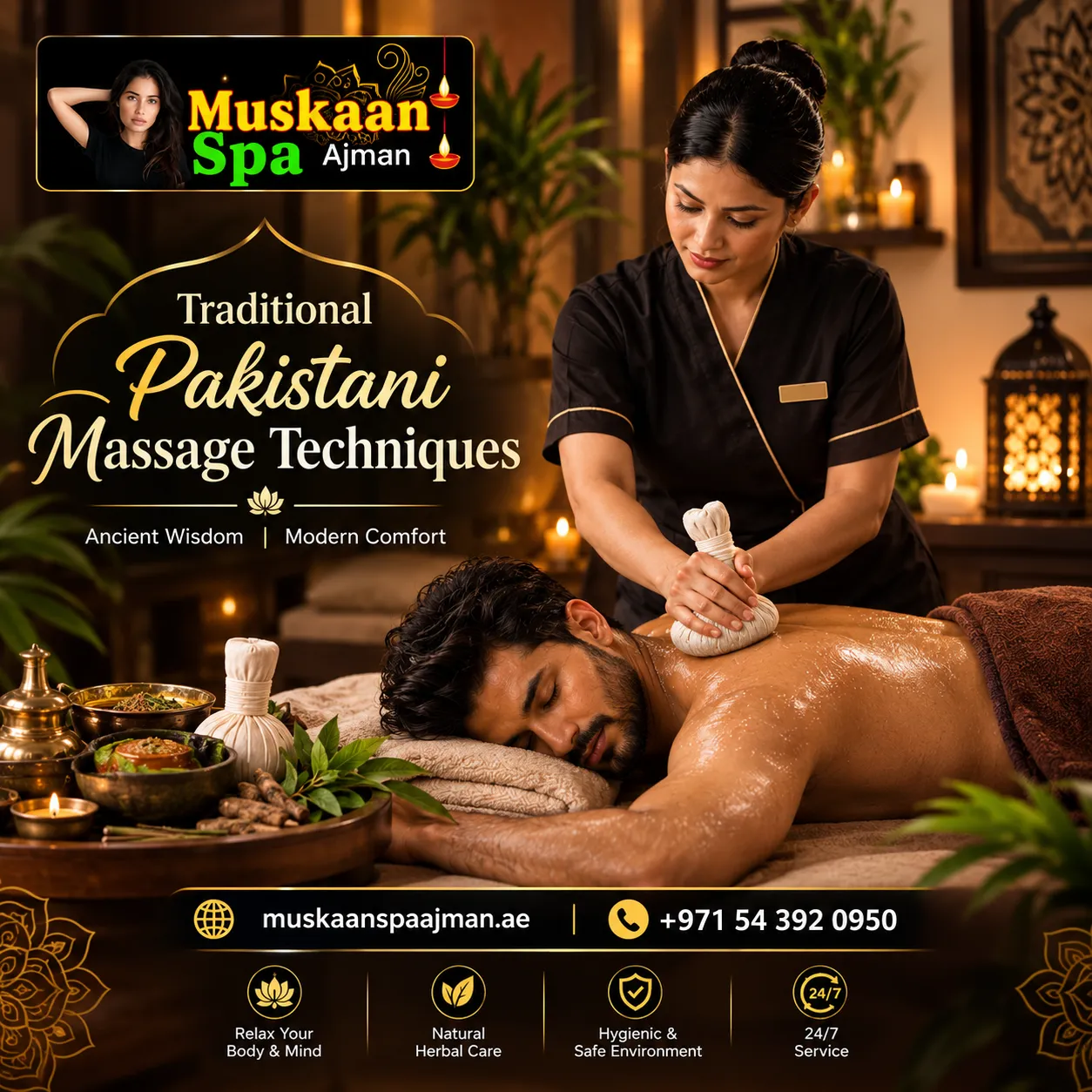 Unique Pakistani Massage Techniques at a Trusted Massage Center Ajman