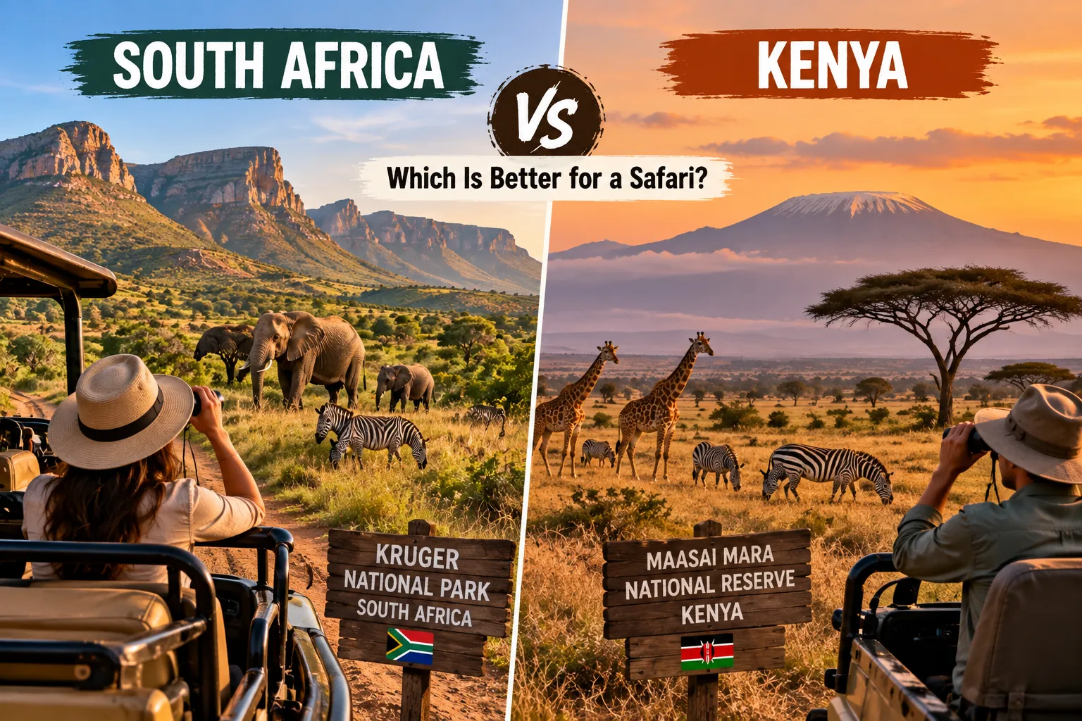 South Africa vs Kenya: Which Is Better for a Safari?