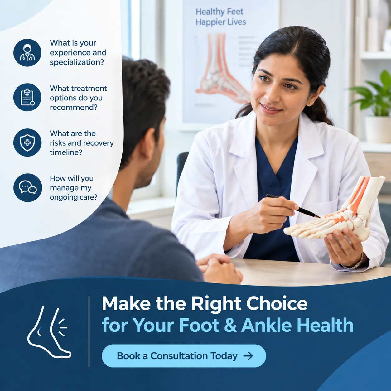 Questions to Ask Before Booking a Foot And Ankle Specialist