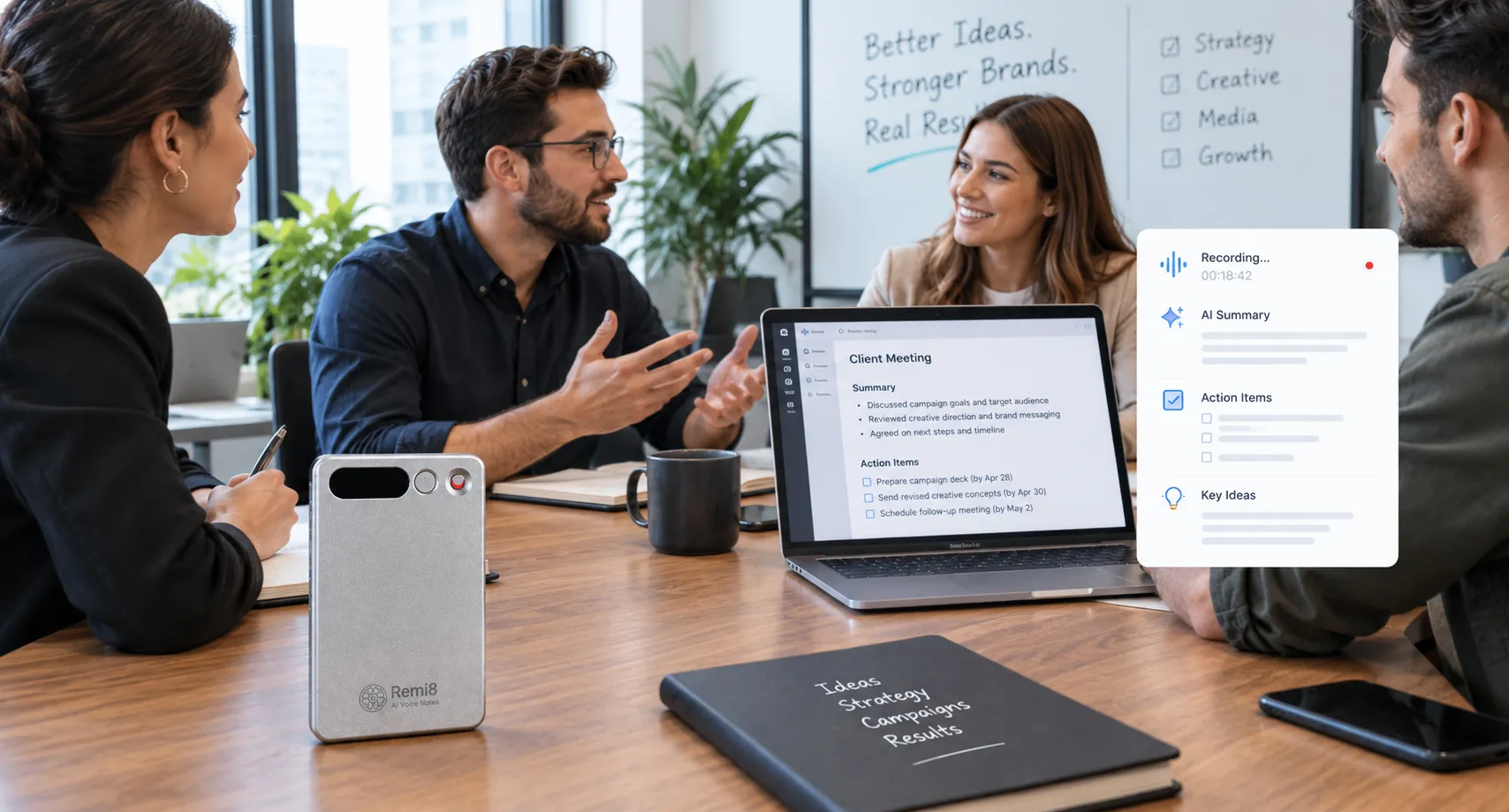 How Marketing Agencies Use AI Voice Recorders to Capture Client Meetings and Ideas