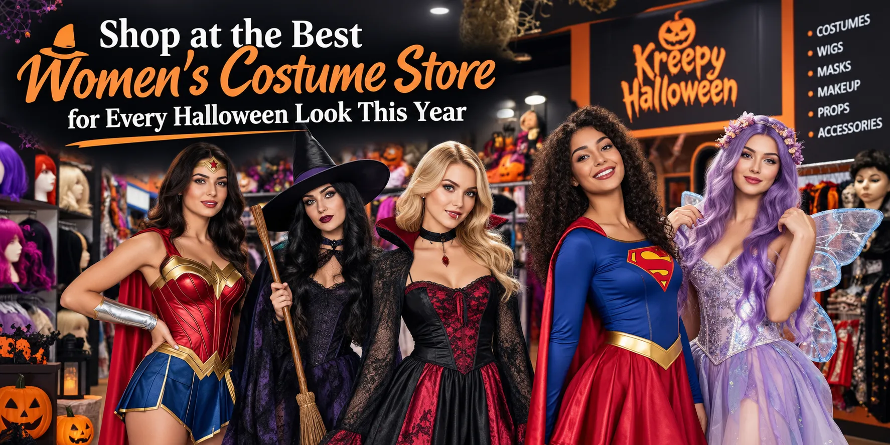 Shop at the Best Women's Costume Store for Every Halloween Look This Year