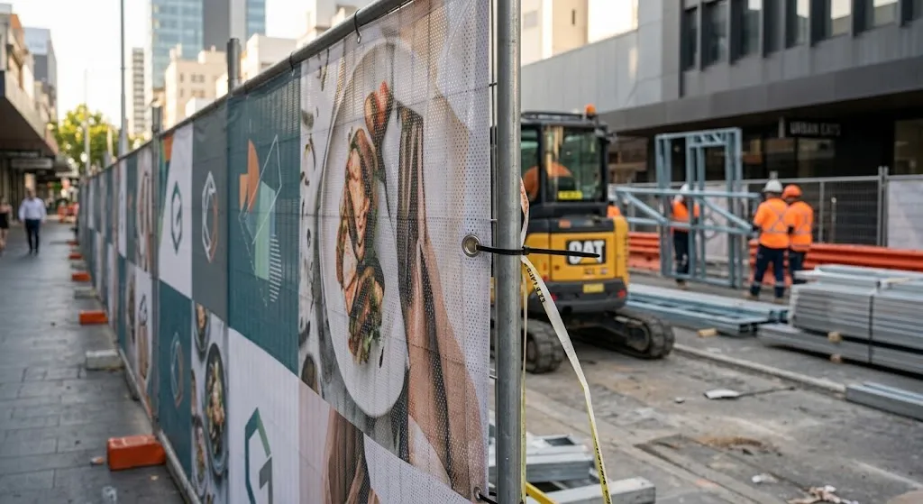 What Makes Mesh Banners Suitable for Temporary Fencing?
