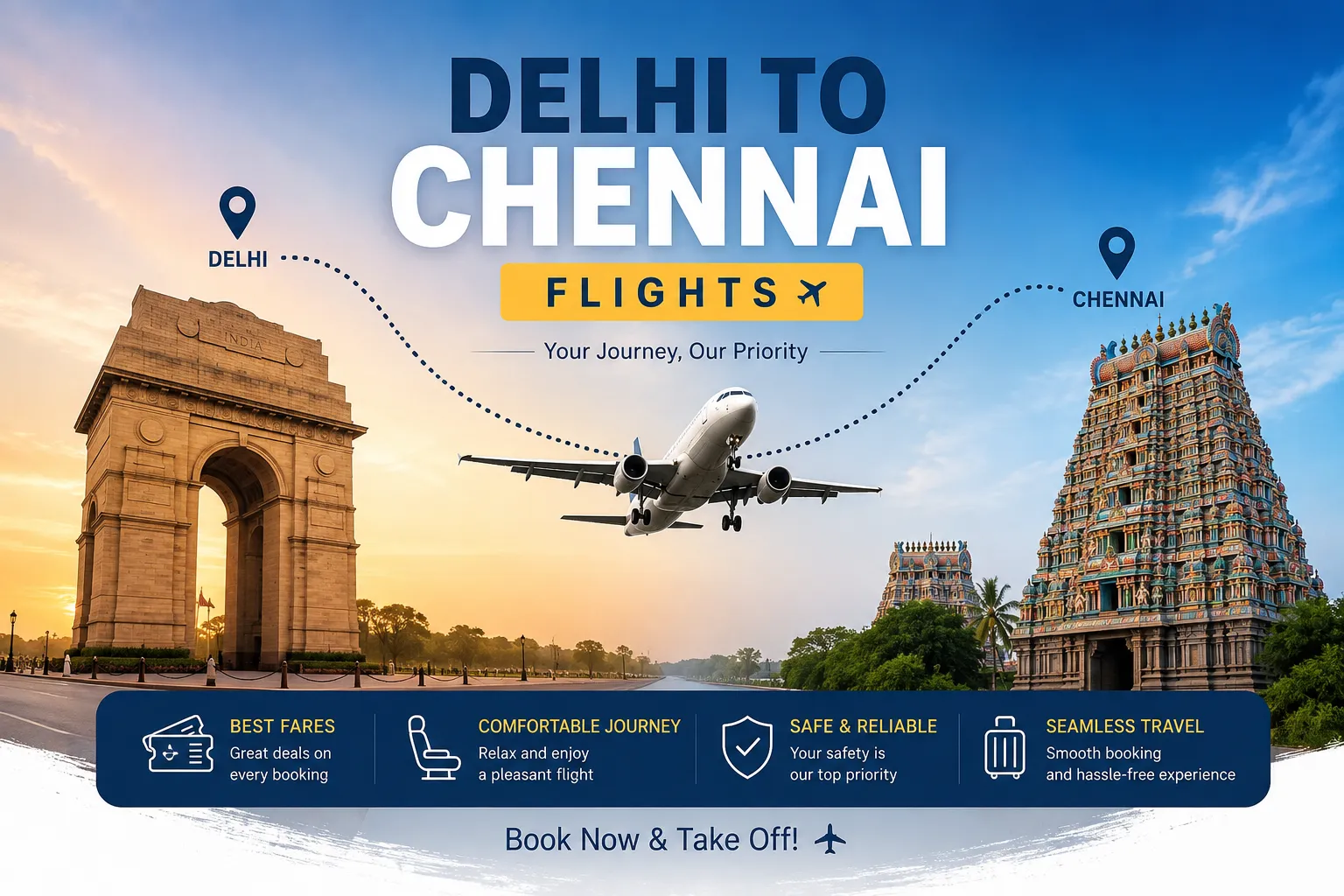 How to Find the Best Deals on Delhi to Chennai Flights