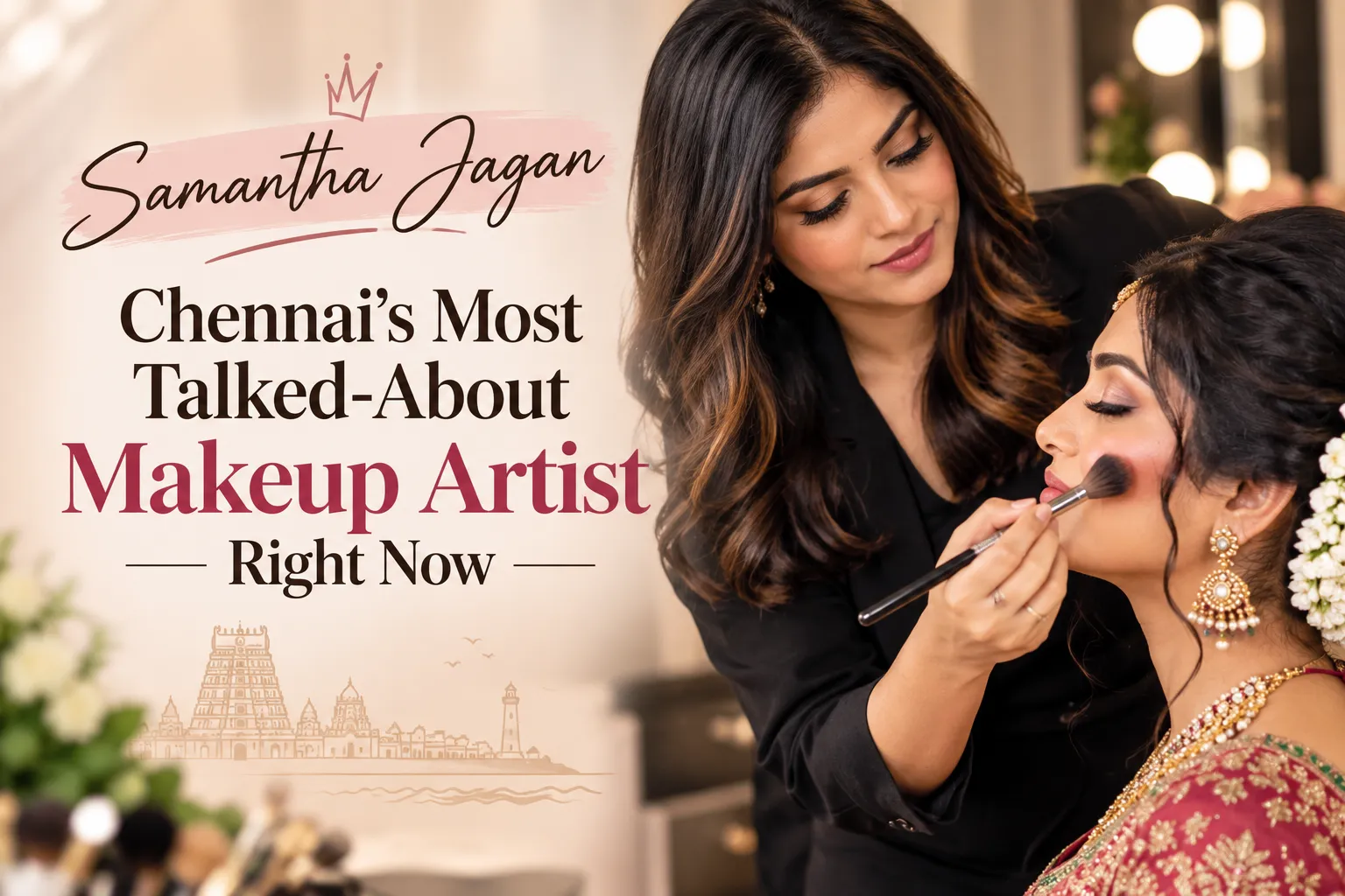 The Woman Behind the Glow: Samantha Jagan, Chennai's Go-To Name in Bridal and Celebrity Makeup