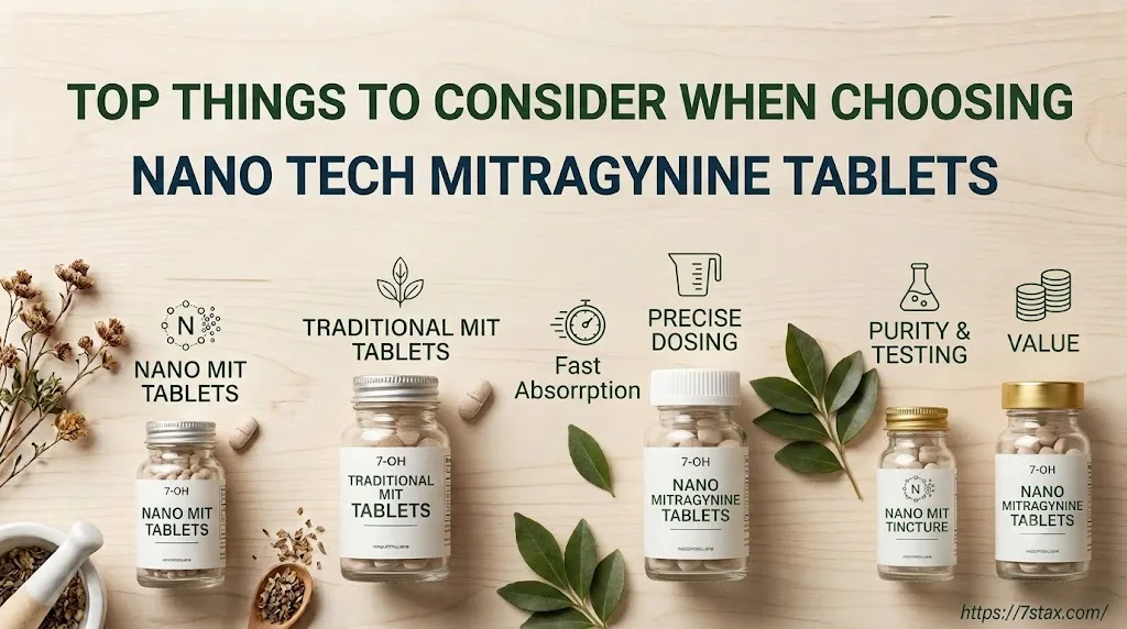 Top Things to Consider When Choosing Nano Tech Mitragynine Tablets