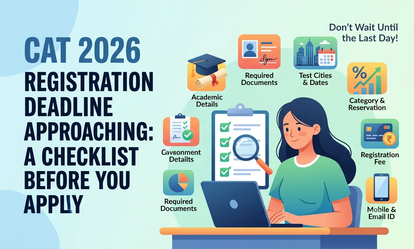 CAT 2026 Registration Deadline Approaching: A Checklist Before You Apply