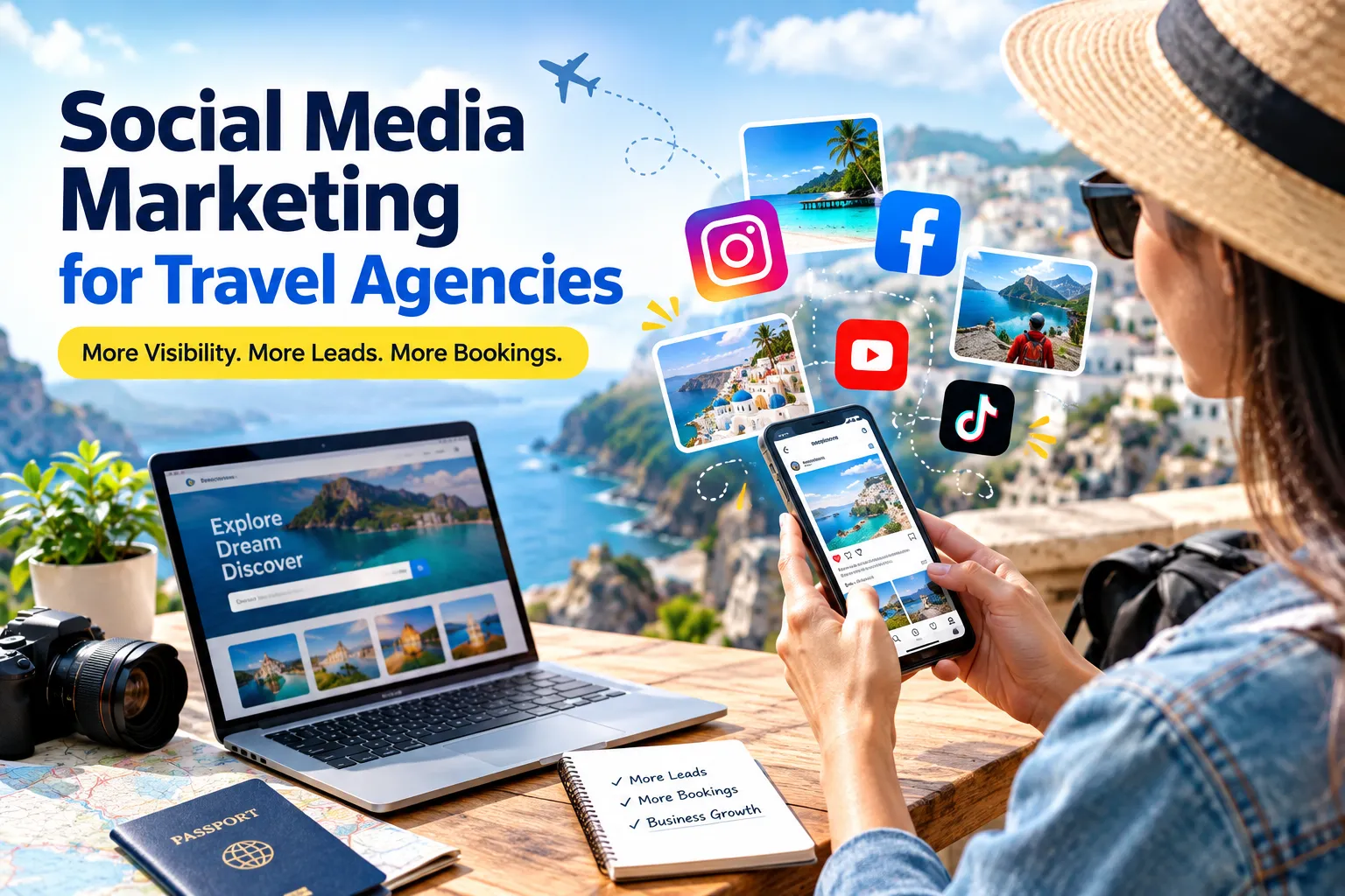 Social Media Marketing for Travel Agencies: A 2026 Guide to More Leads, Bookings & Growth