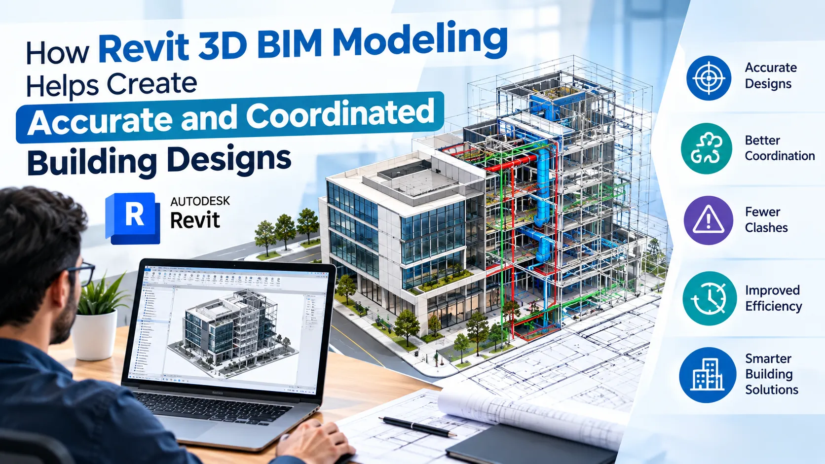 How Revit 3D BIM Modeling Helps Create Accurate and Coordinated Building Designs