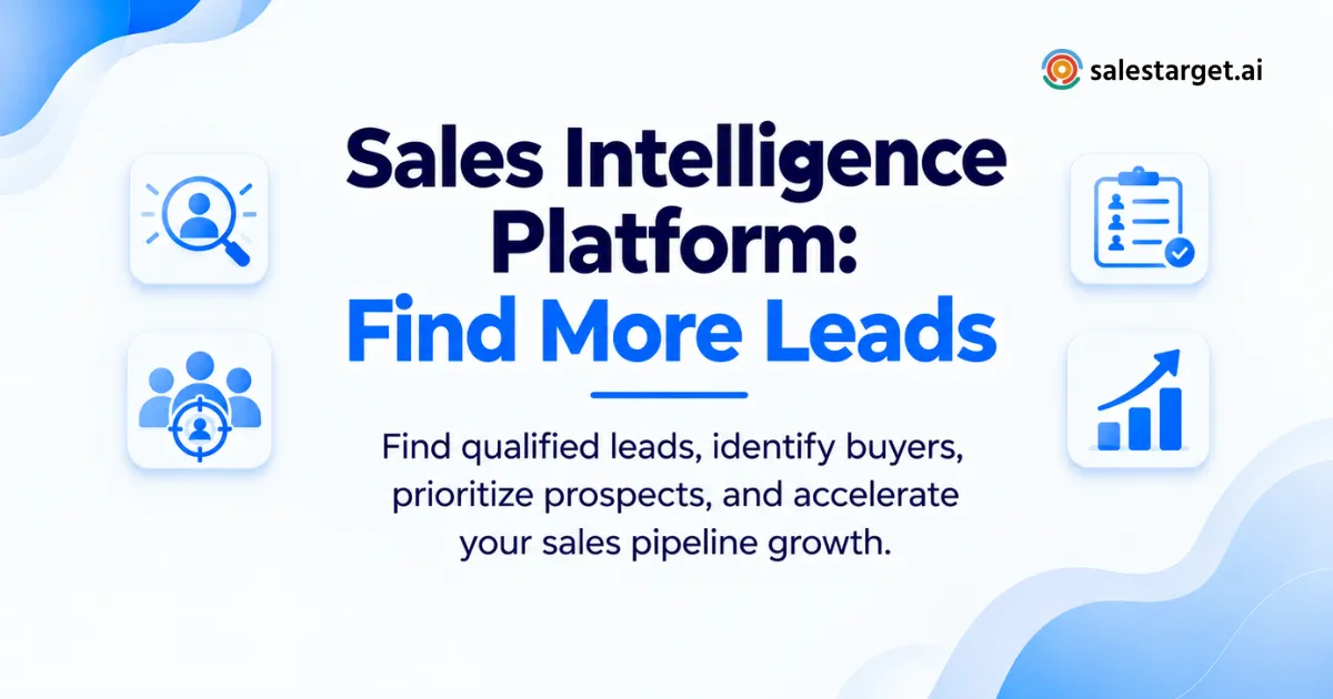 How Can a Sales Intelligence Platform Improve Lead Qualification?