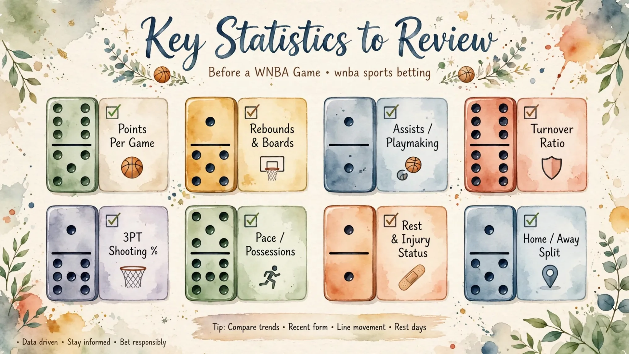 Key Statistics to Review Before a WNBA Game
