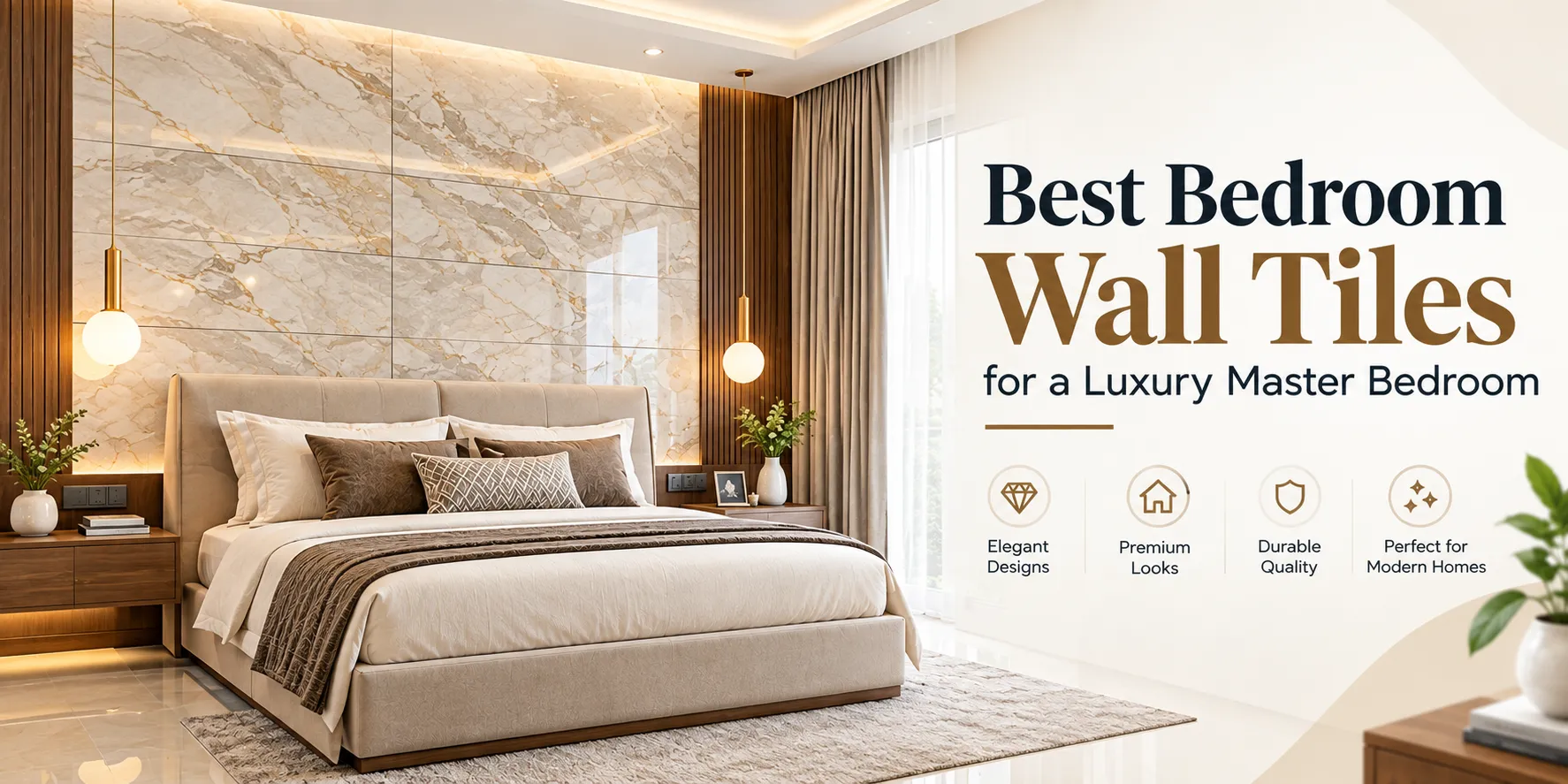Best Bedroom Wall Tiles for a Luxury Master Bedroom
