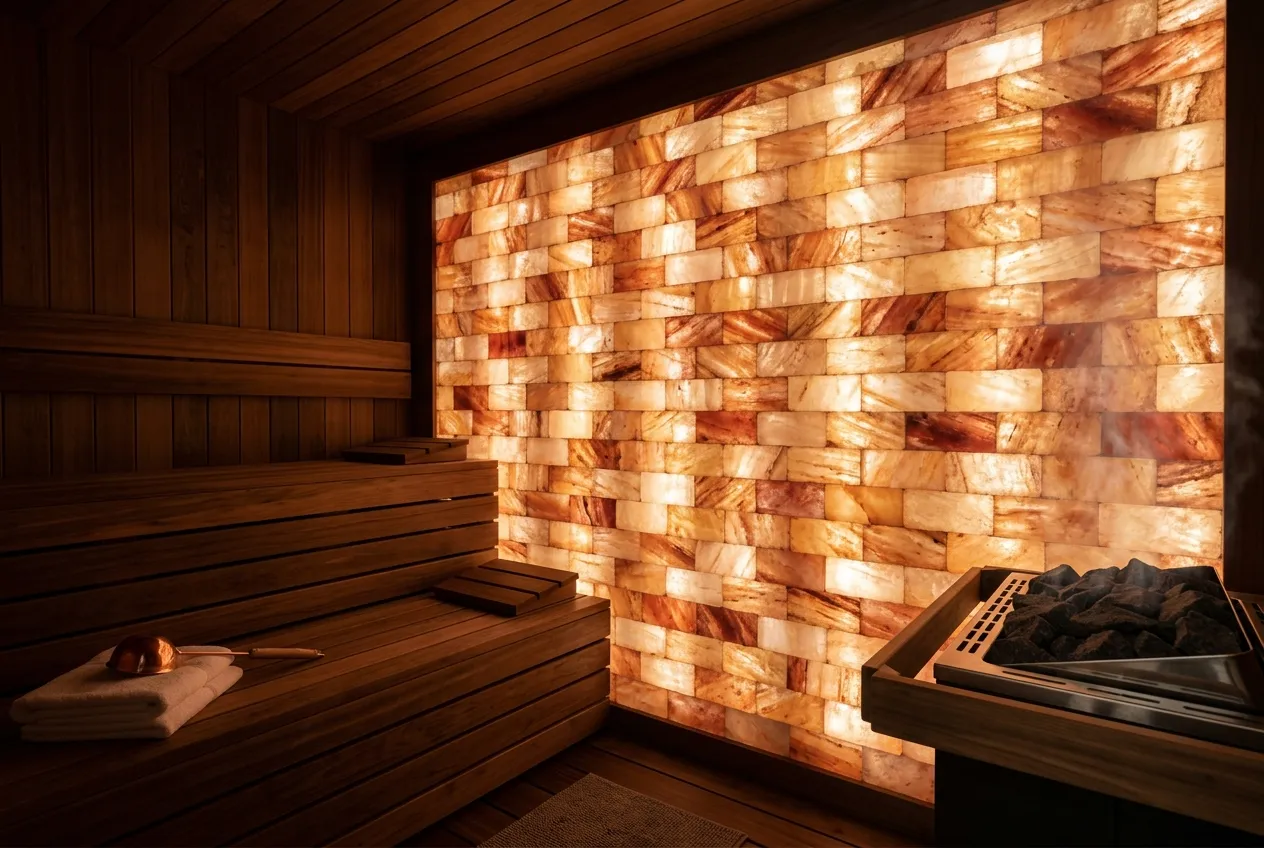 Salt Bricks for Sauna: Build a Warm, Naturally Glowing Wellness Wall