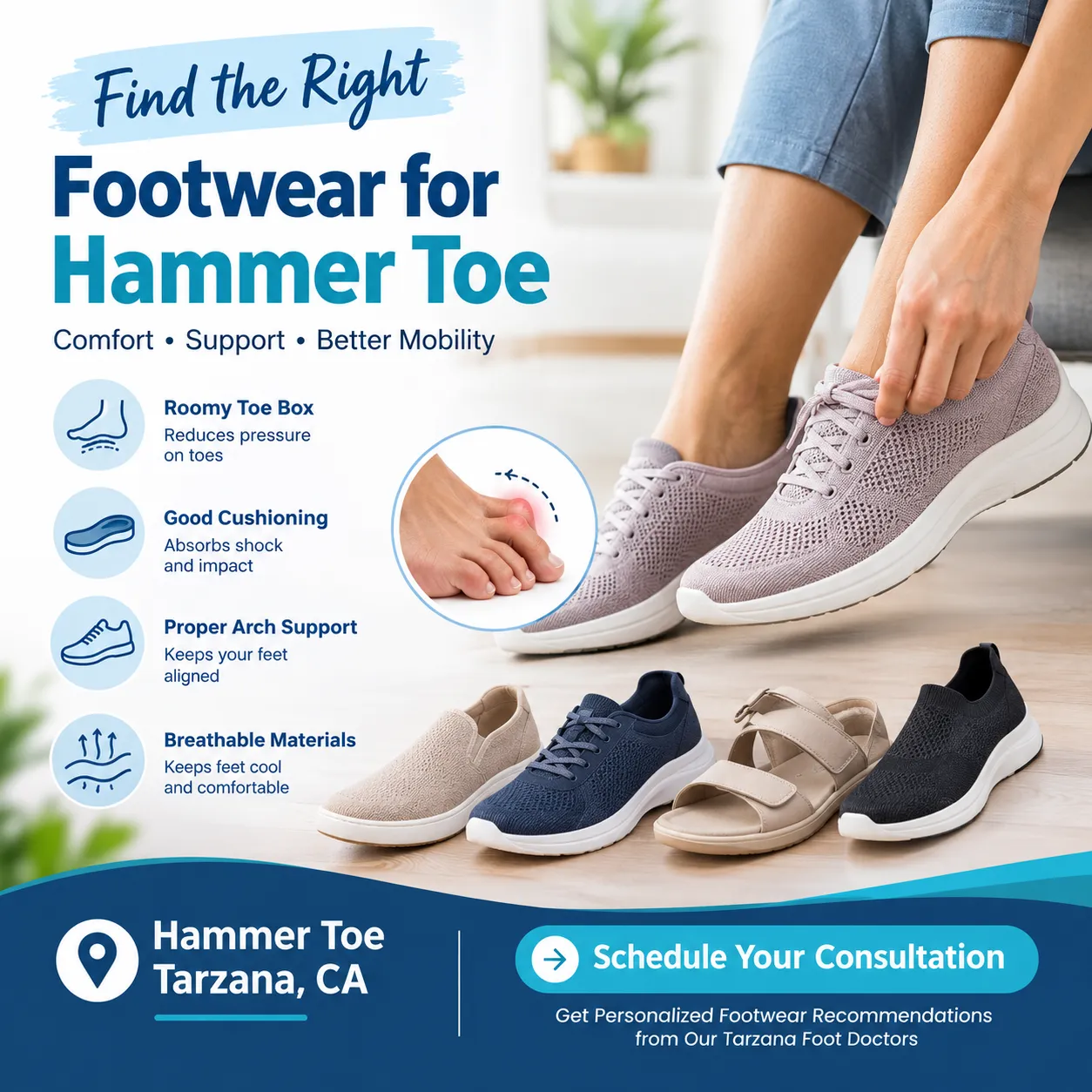 Best Shoes for Hammer Toe: Advice From Tarzana Foot Doctors