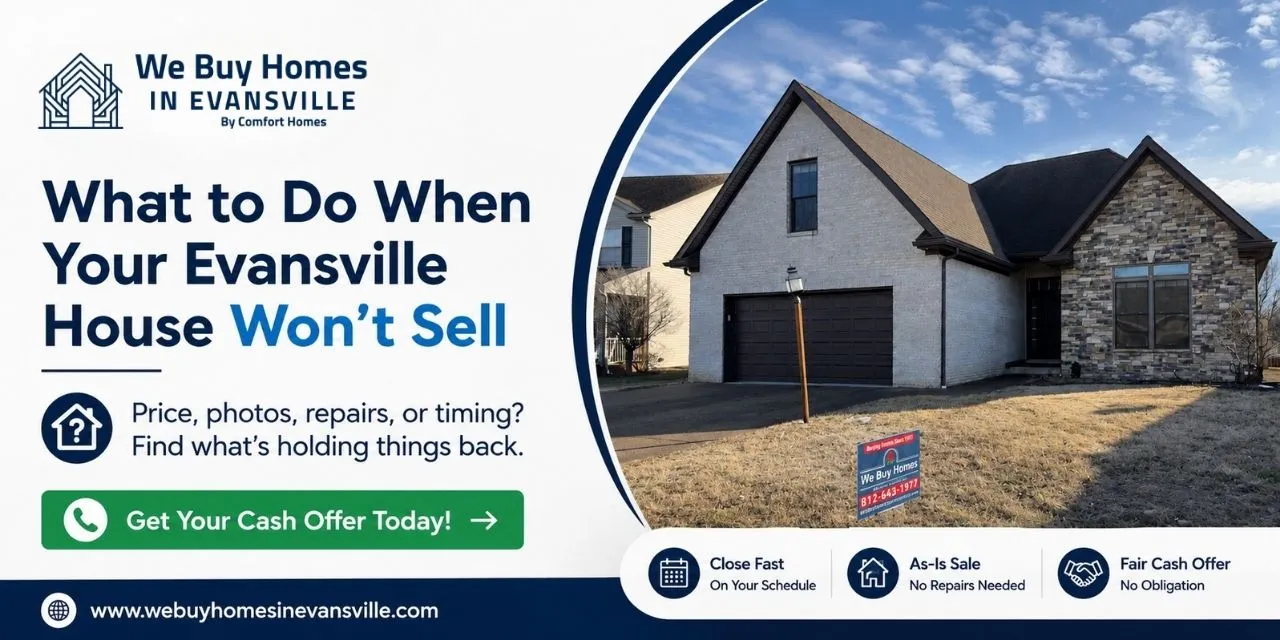 What to Do When Your Evansville House Won't Sell