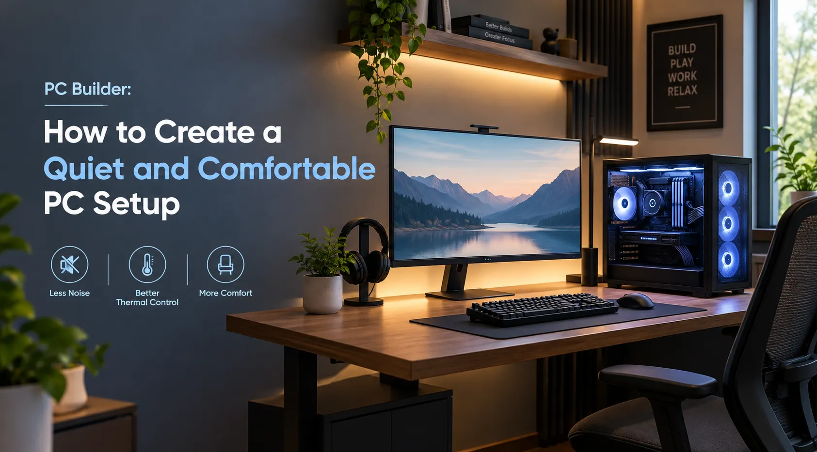PC Builder: How to Create a Quiet and Comfortable PC Setup