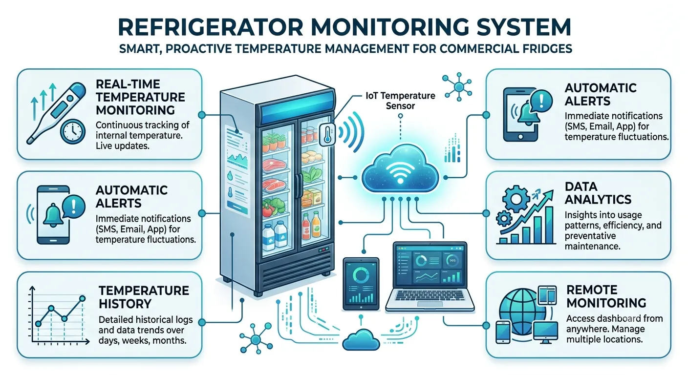 Refrigerator Monitoring Systems: Complete Guide to Cold Chain Management and IoT Temperature Control