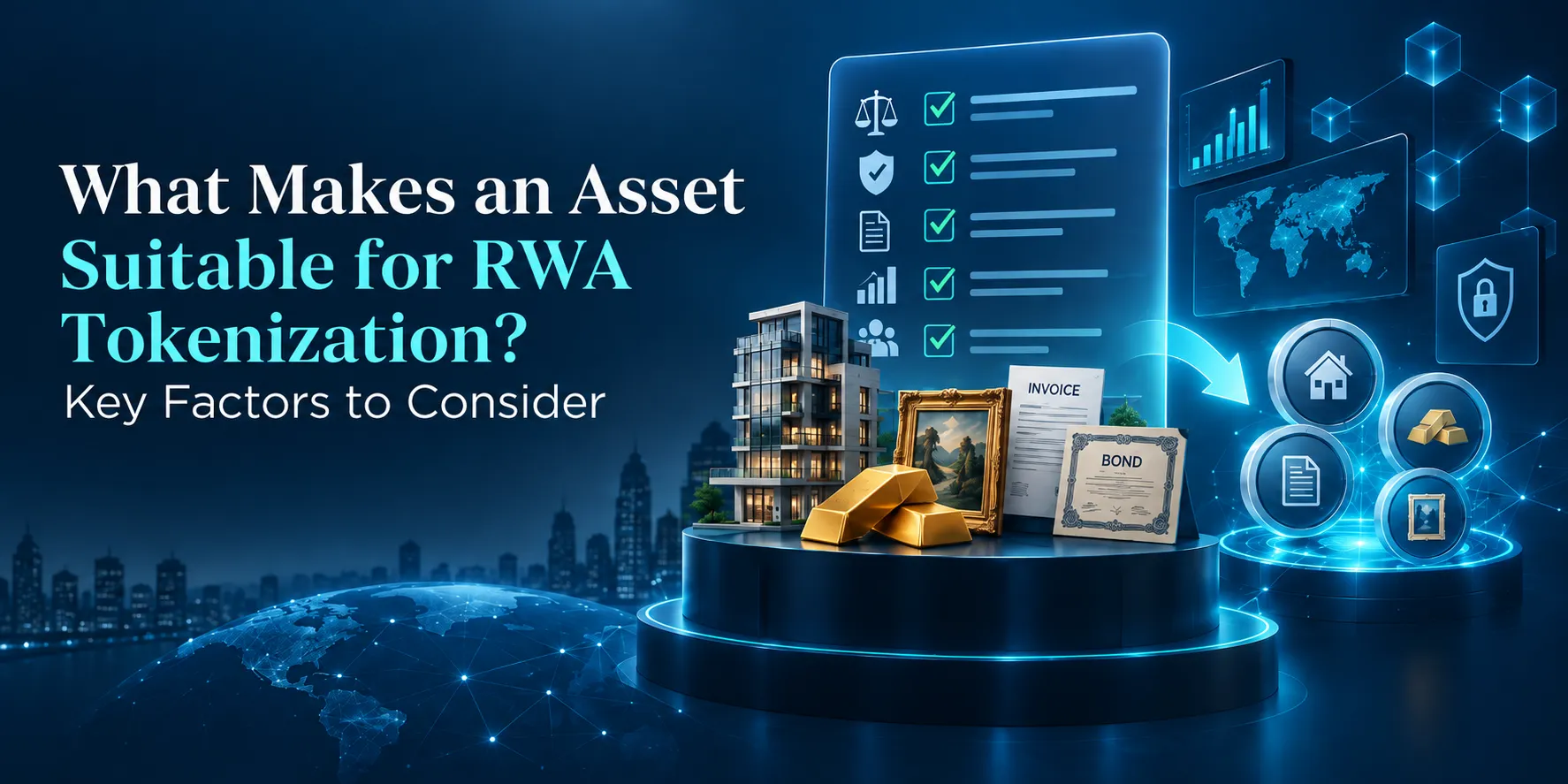 What Makes an Asset Suitable for RWA Tokenization? Key Factors to Consider