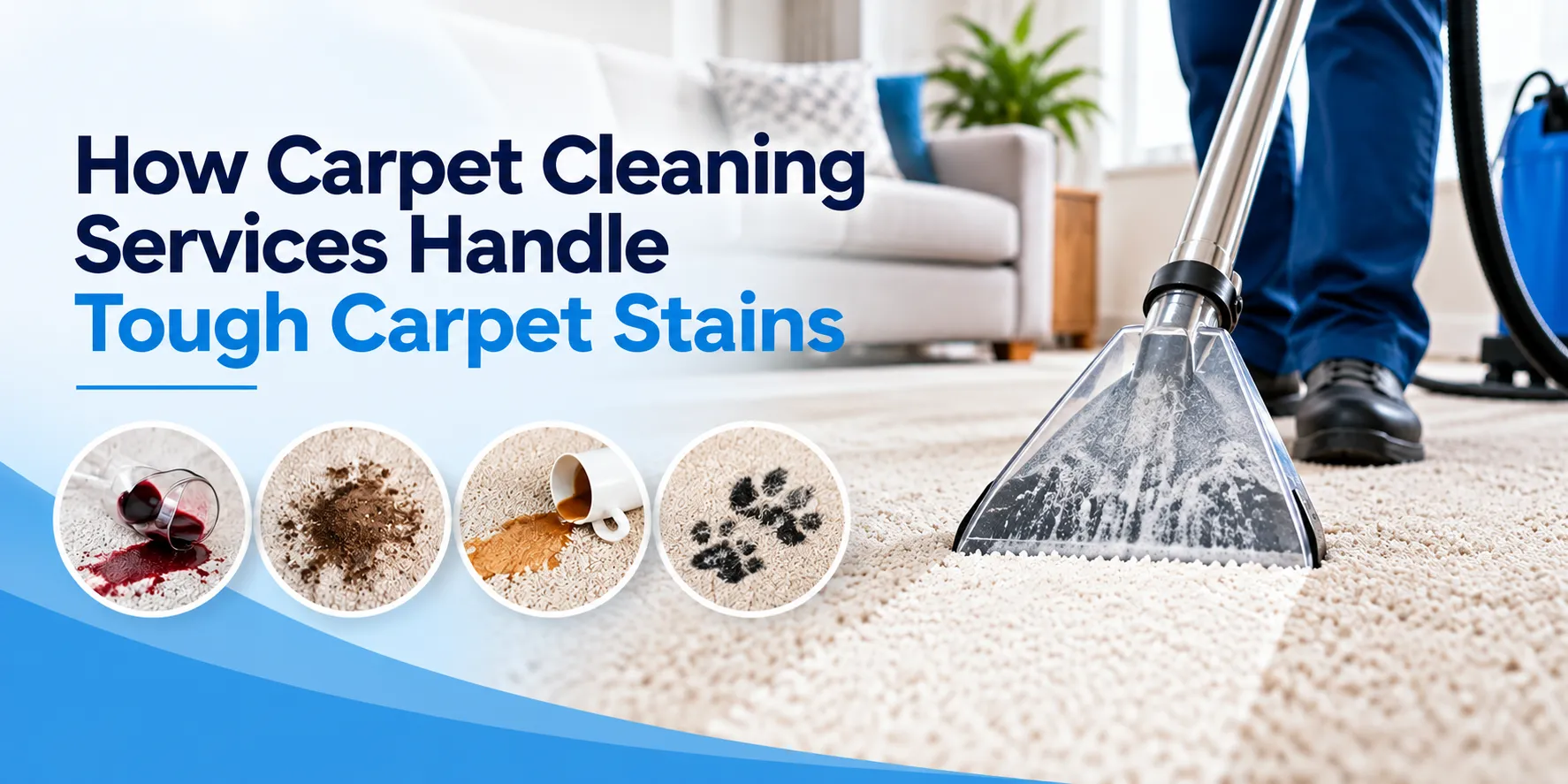 How Carpet Cleaning Services Handle Tough Carpet Stains