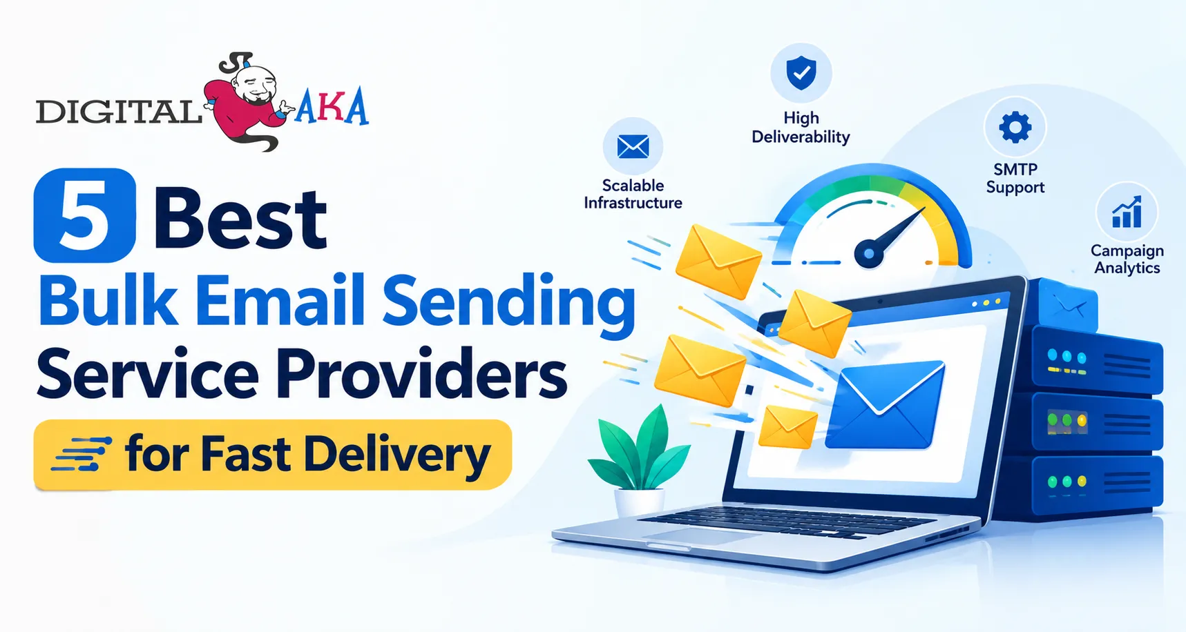 5 Best Bulk Email Sending Service Providers for Fast Delivery