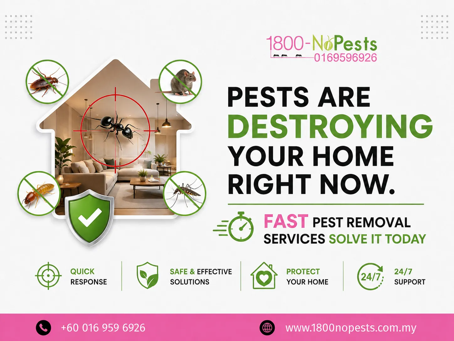 Pest Removal Services Malaysia | 1800NoPests