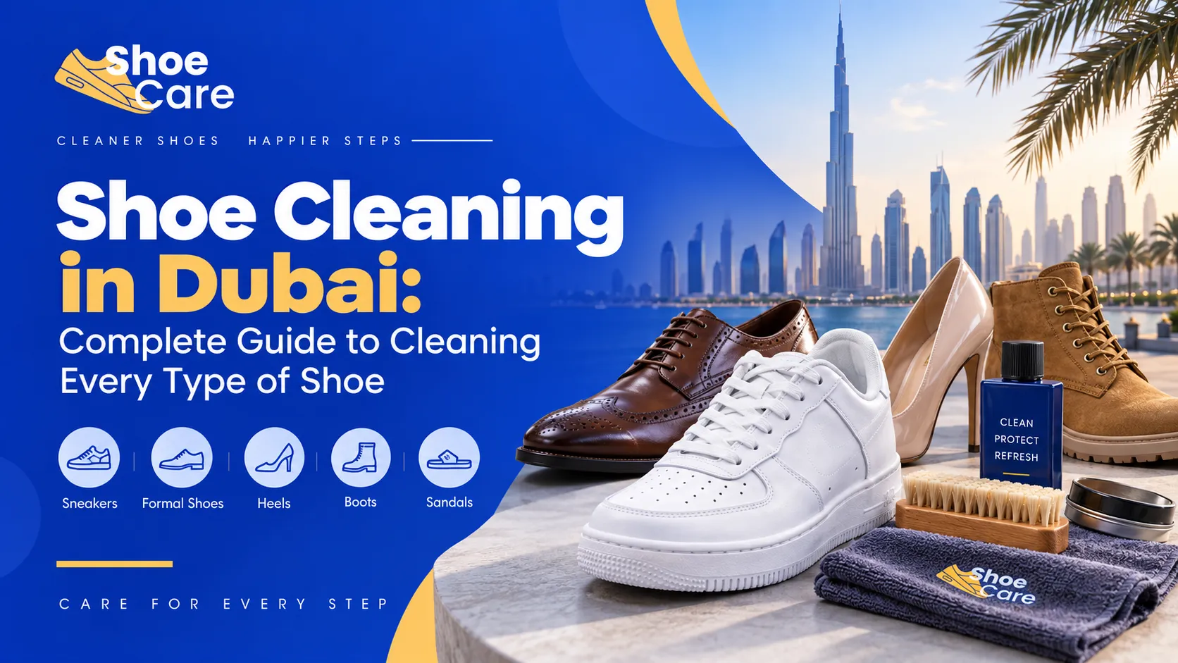 Shoe Cleaning in Dubai: Complete Guide to Cleaning Every Type of Shoe