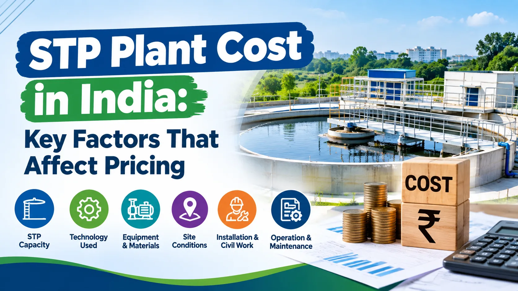 stp plant cost in india