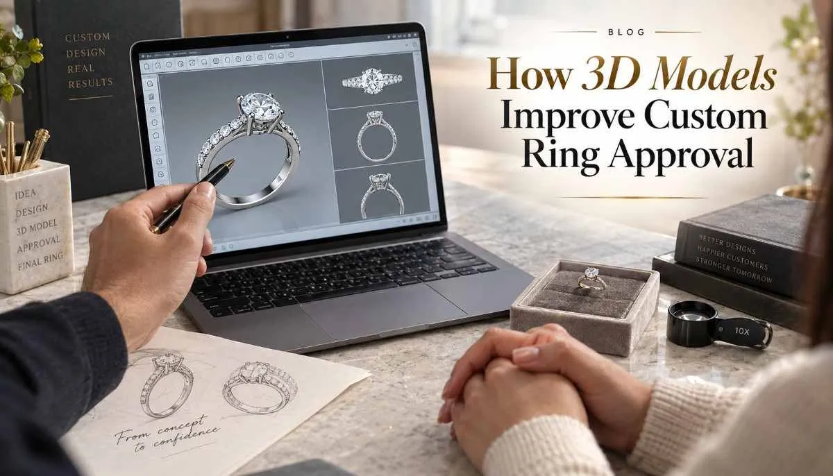 How 3D Models Improve Custom Ring Approval