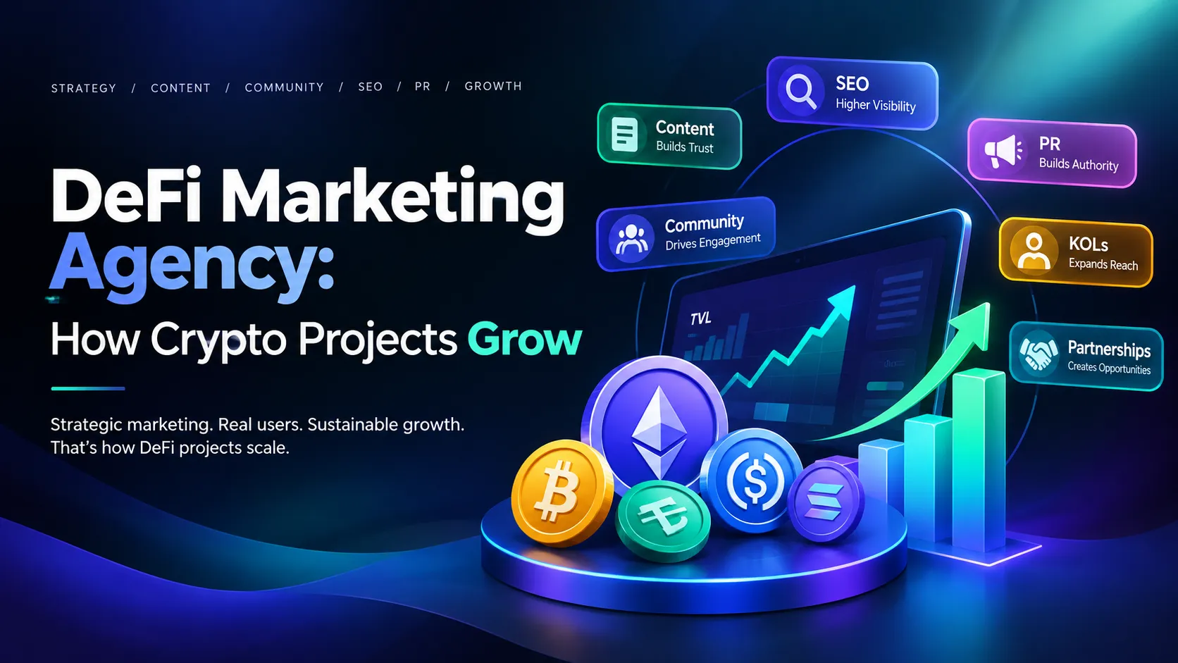 DeFi Marketing Agency: How Crypto Projects Grow