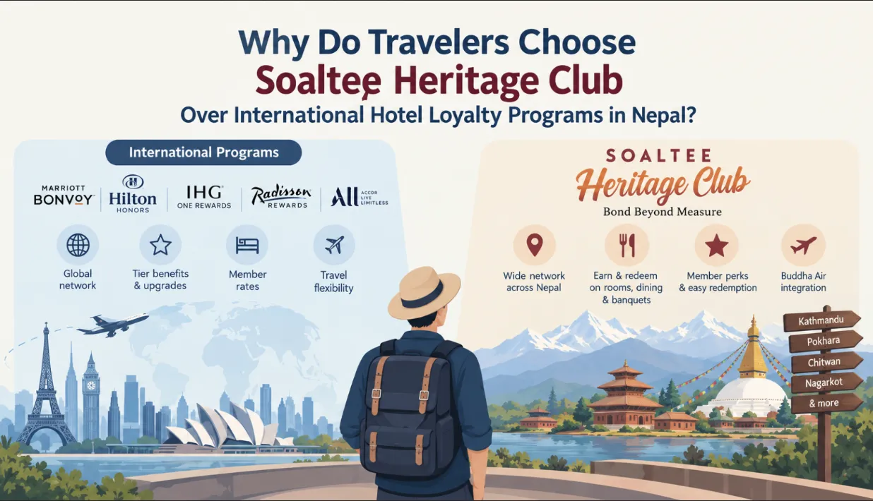 Why Do Travelers Choose Soaltee Heritage Club Over International Hotel Loyalty Programs in Nepal?