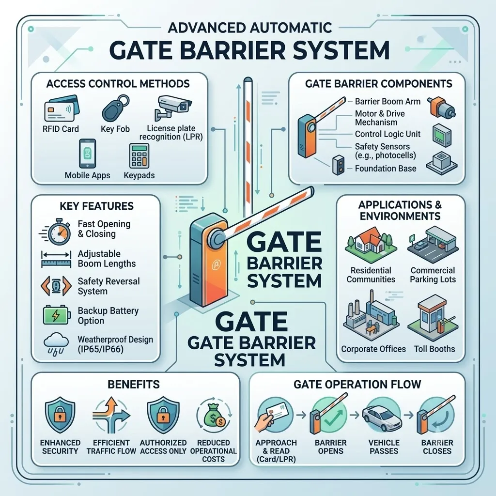 Reliable Gate Barrier Systems Built for Saudi Security Needs