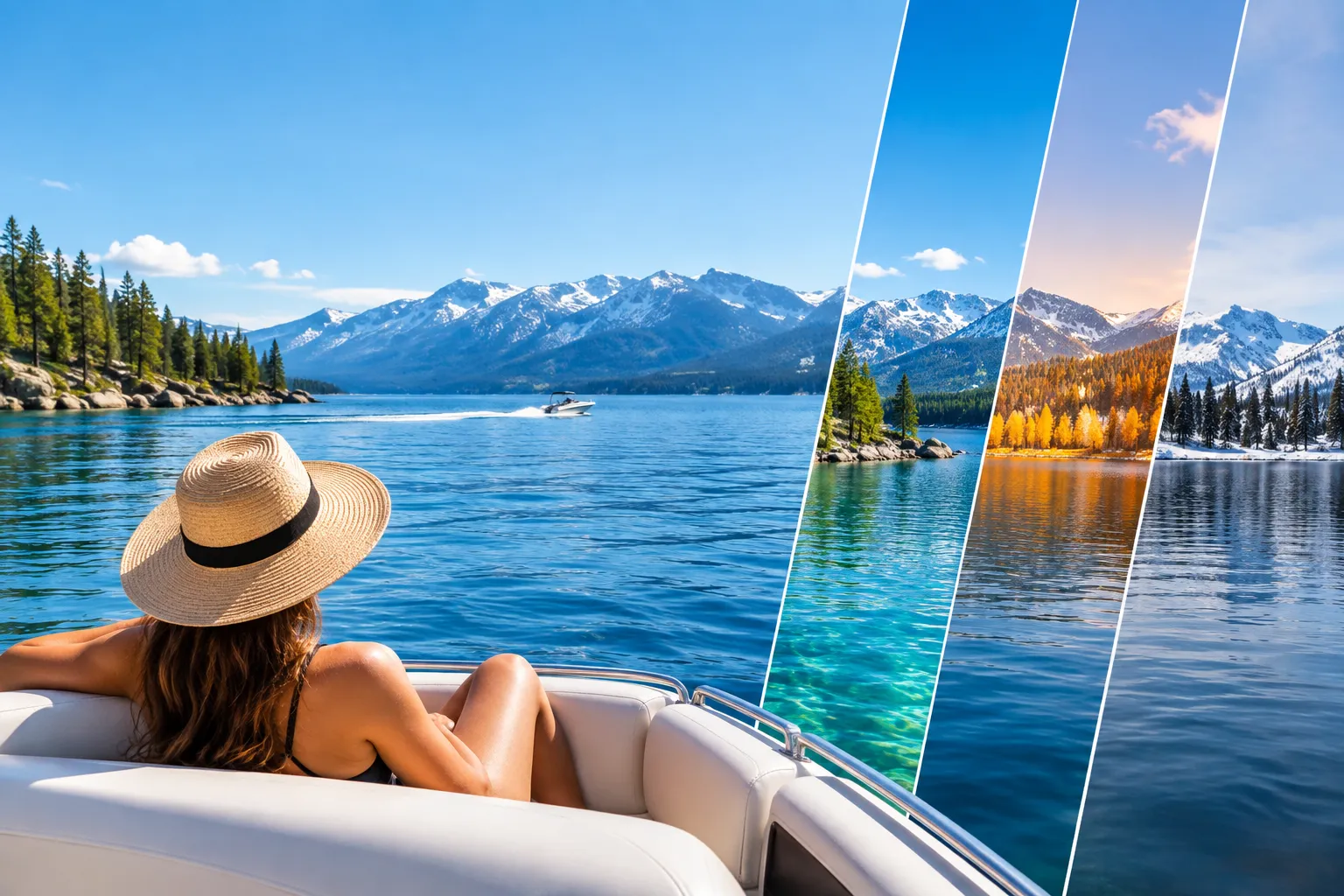 Best Months to Rent a Boat on Lake Tahoe: A Season-by-Season Guide