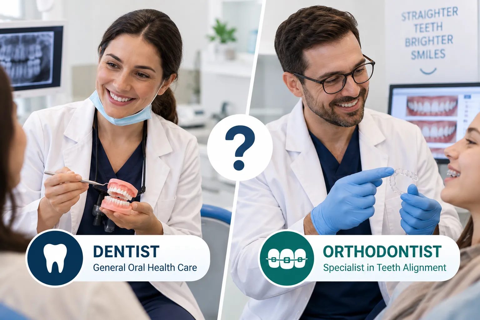 Dentist vs Orthodontist: Who Should You See?