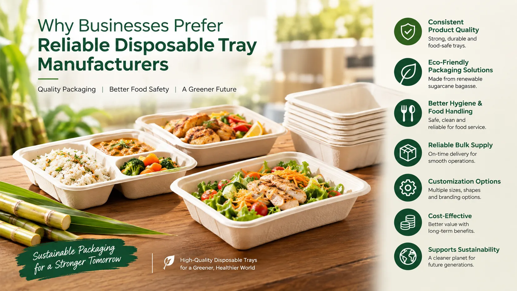 Why Businesses Prefer Reliable Disposable Tray Manufacturers