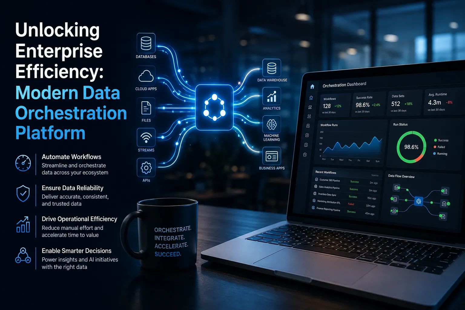 Unlocking Enterprise Efficiency: Modern Data Orchestration Platform