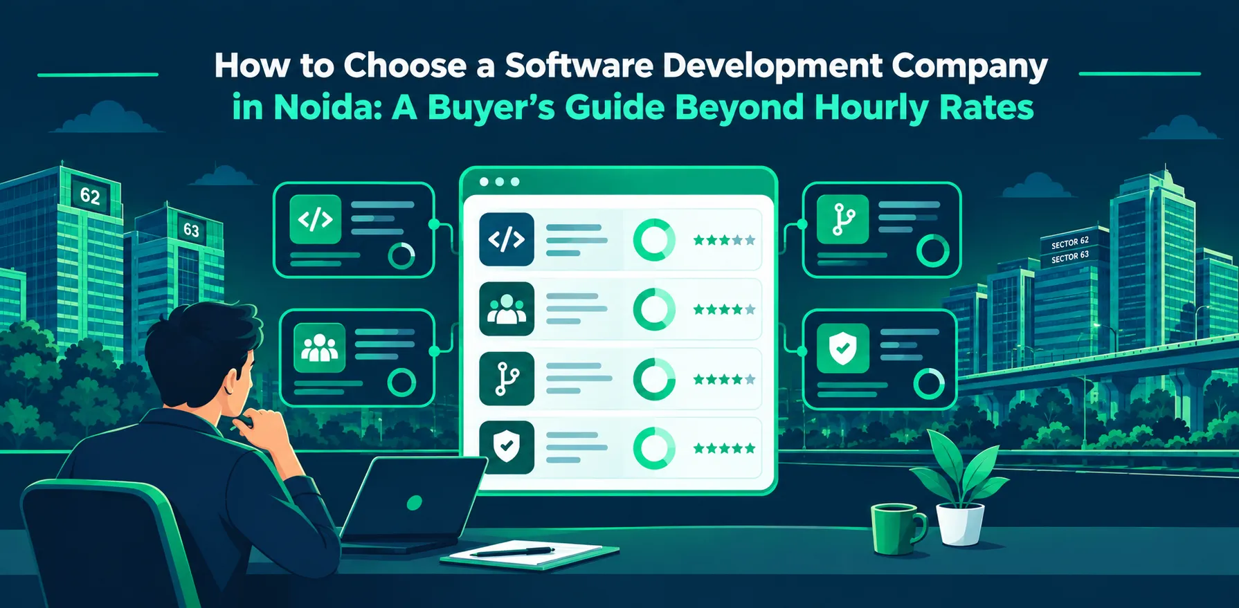 How to Choose a Software Development Company in Noida: A Buyer’s Guide Beyond Hourly Rates
