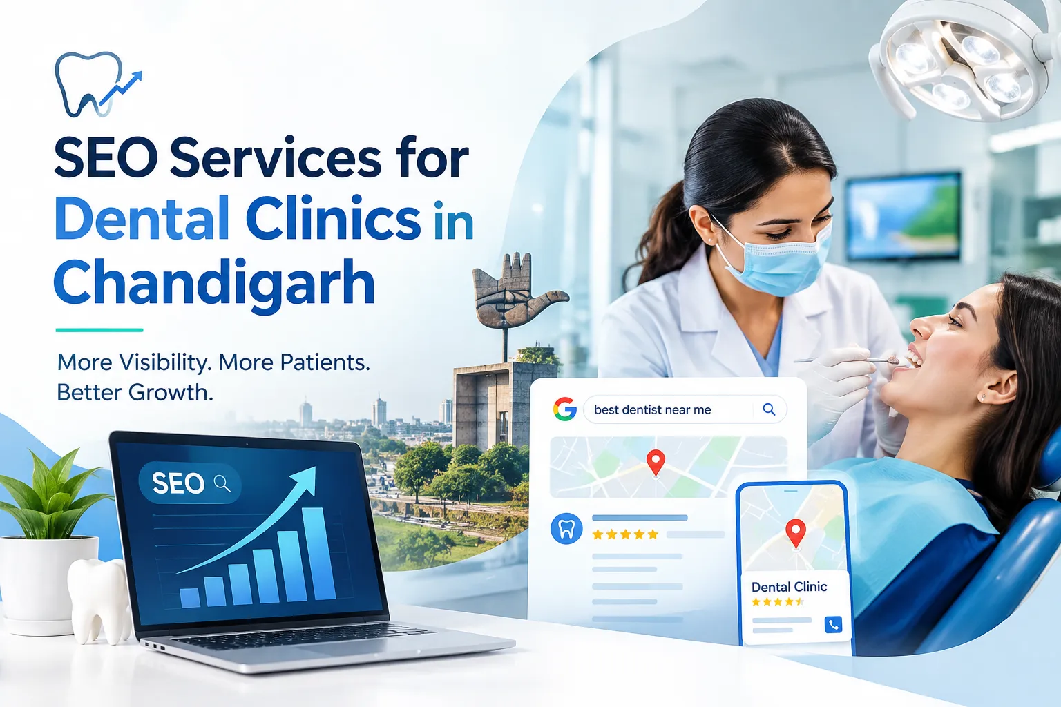 SEO Services for Dental Clinics in Chandigarh: A Complete Local SEO & AI Search Guide