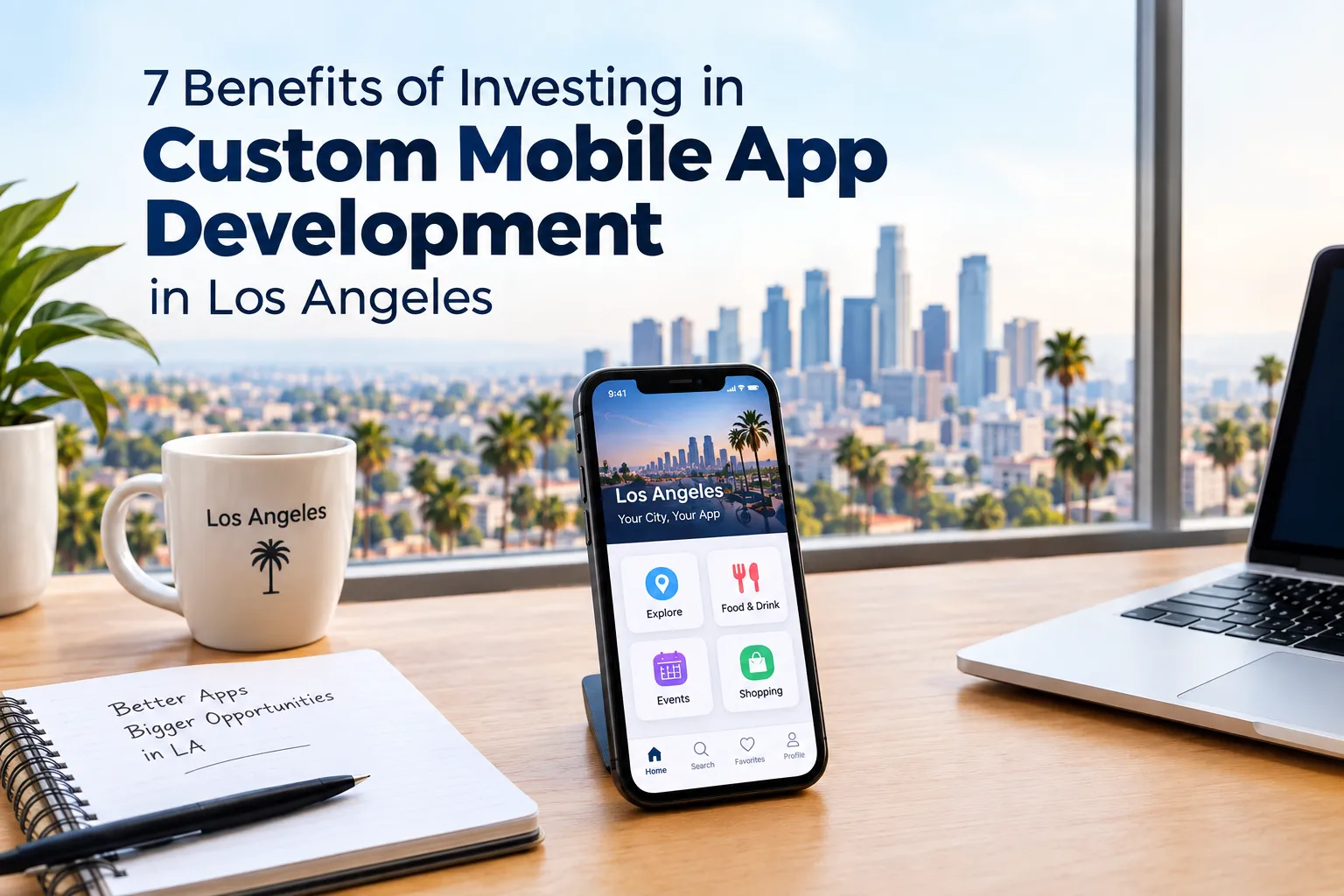 7 Benefits of Investing in Custom Mobile App Development in Los Angeles