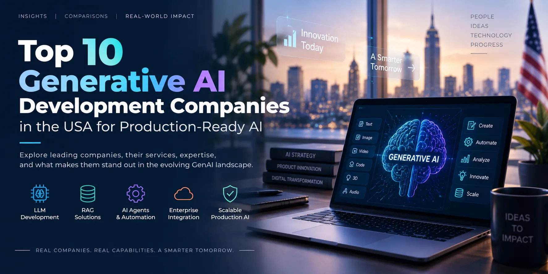 Top 10 Generative AI Development Companies in the USA for Production-Ready AI
