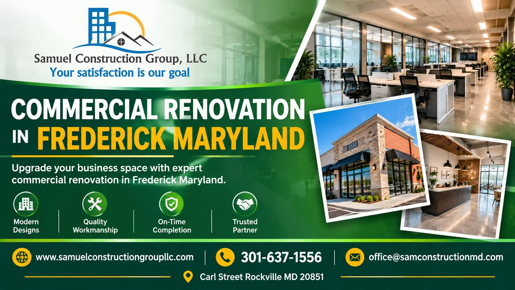 Transform Your Space with Expert Commercial Renovation in Frederick, Maryland