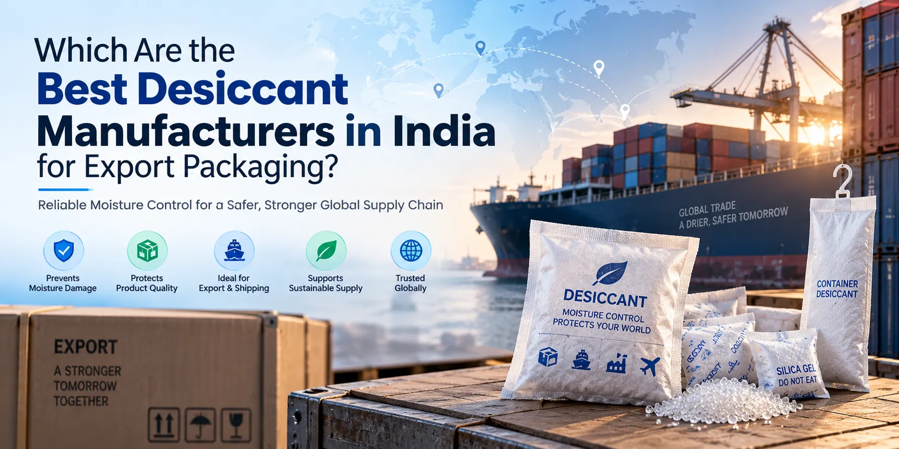 Which Are the Best Desiccant Manufacturers in India for Export Packaging?