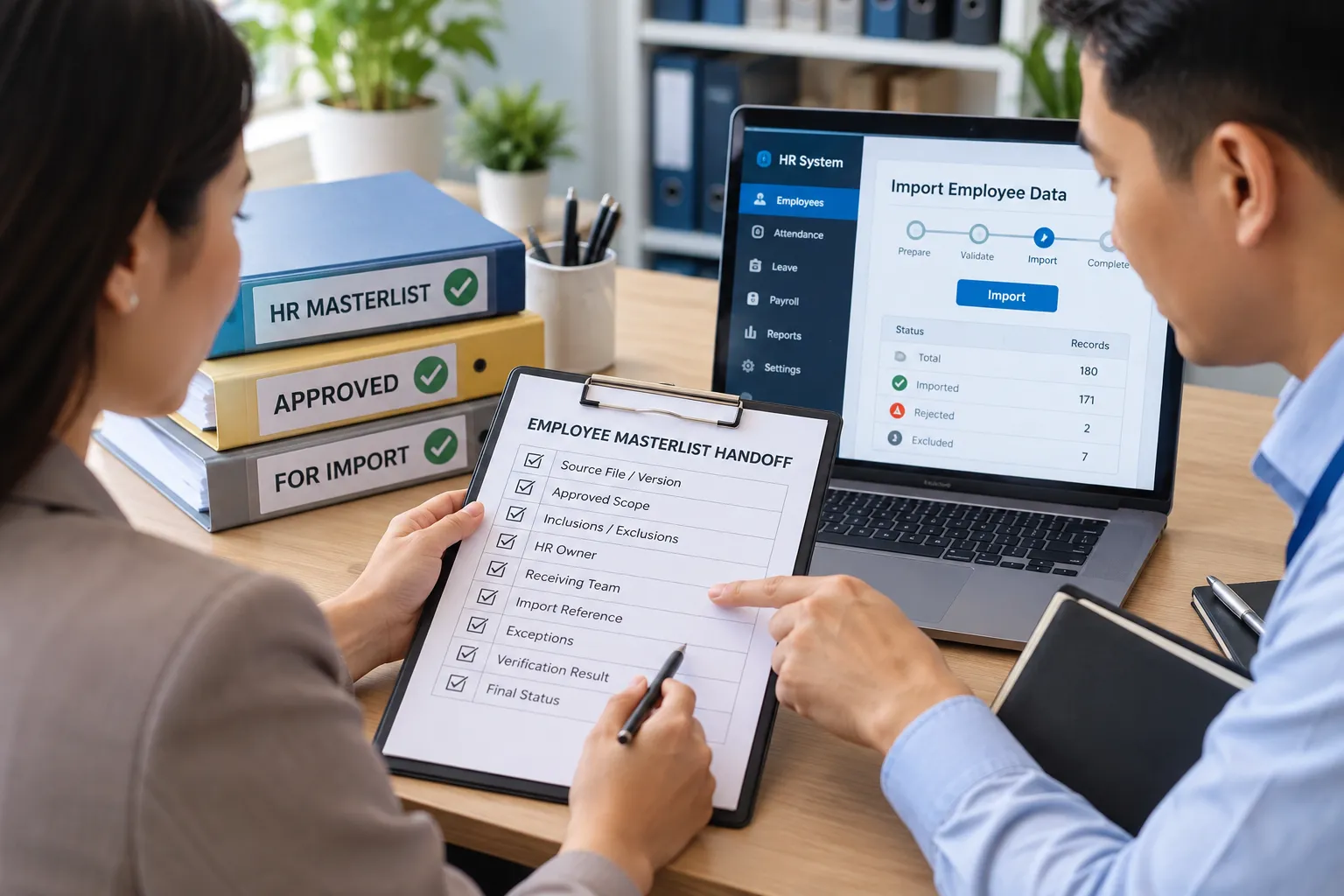 What Should an Employee Masterlist Handoff Record Include Before HR System Import?