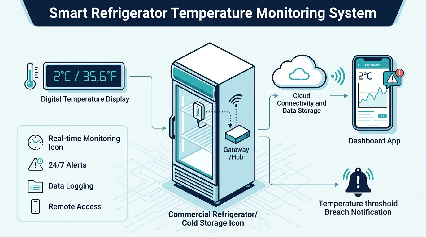 Refrigerator Temperature Monitoring System in Saudi Arabia: Ensuring Reliable Cold Storage