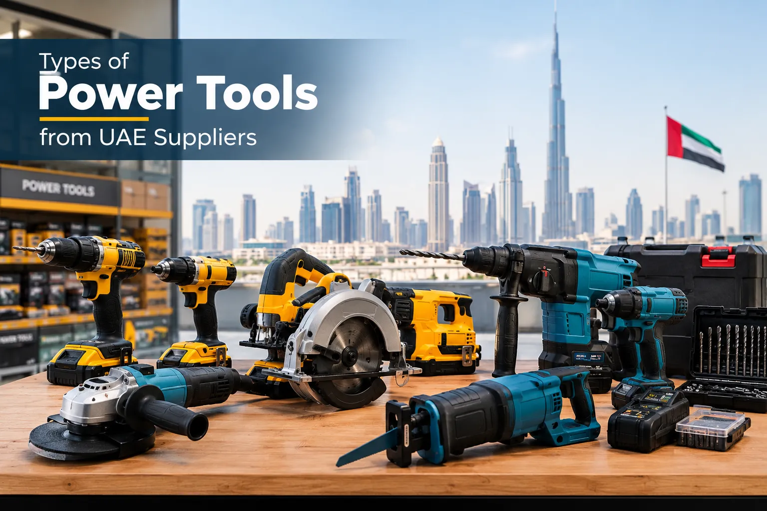 What Types of Power Tools Are Available From UAE Suppliers?