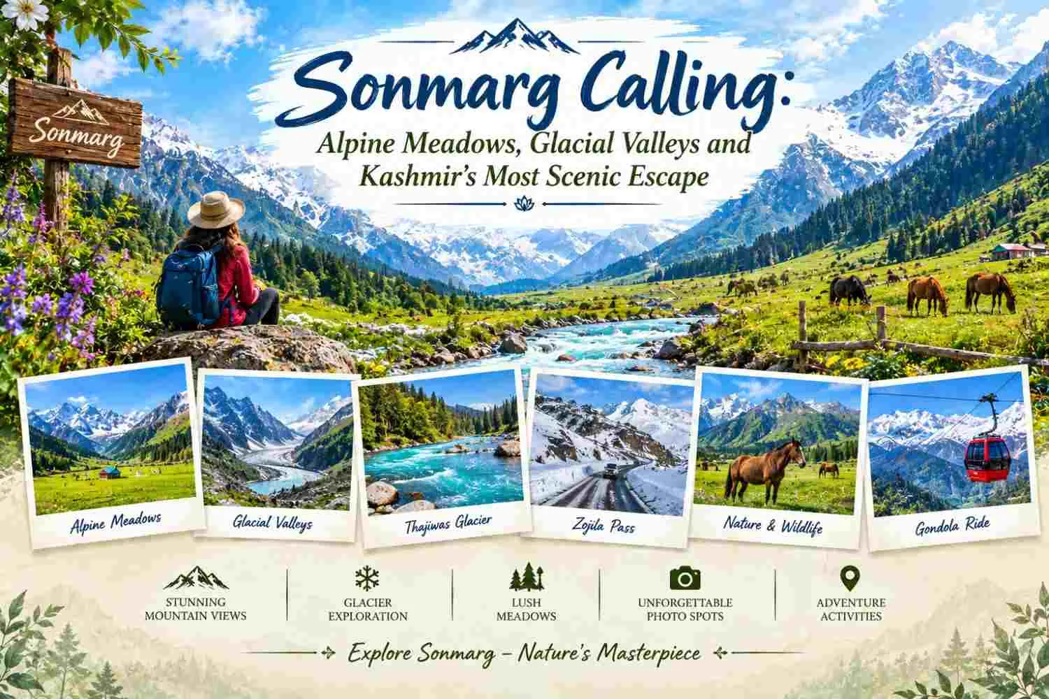 Sonmarg Calling: Alpine Meadows, Glacial Valleys and Kashmir’s Most Scenic Escape