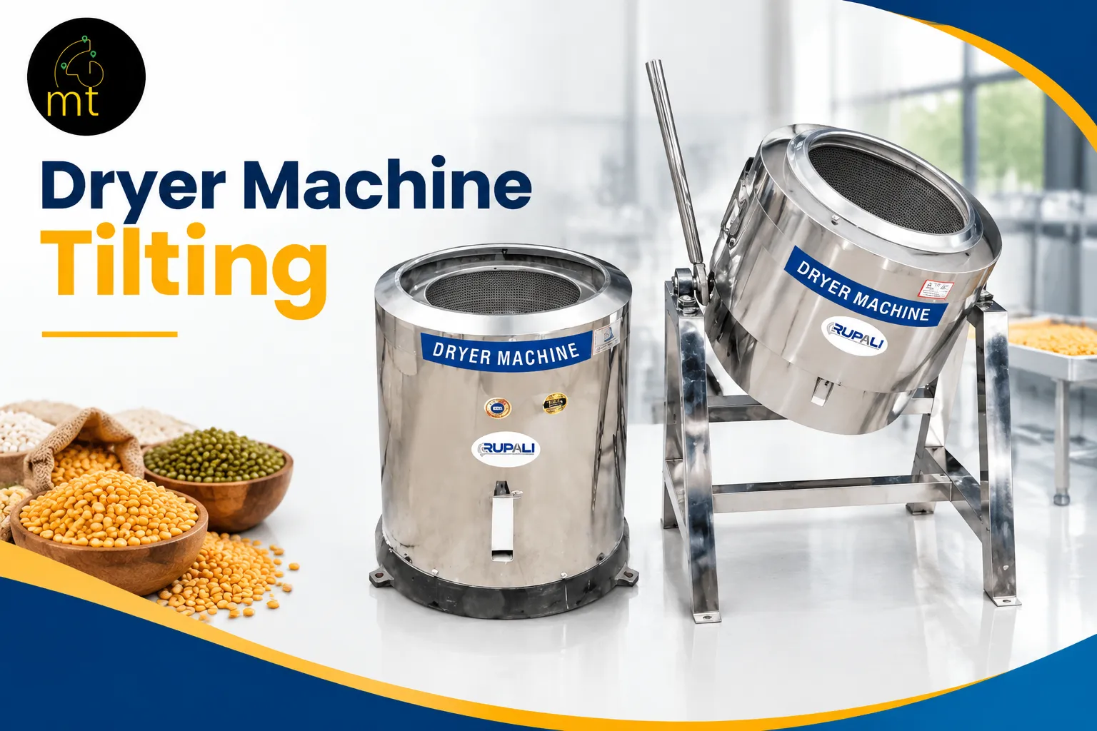 Dryer Machine Tilting