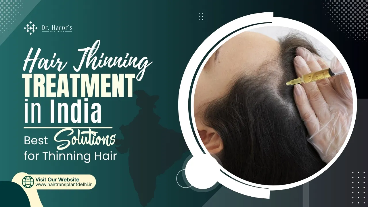 Hair Thinning Treatment in India: Best Solutions for Thinning Hair